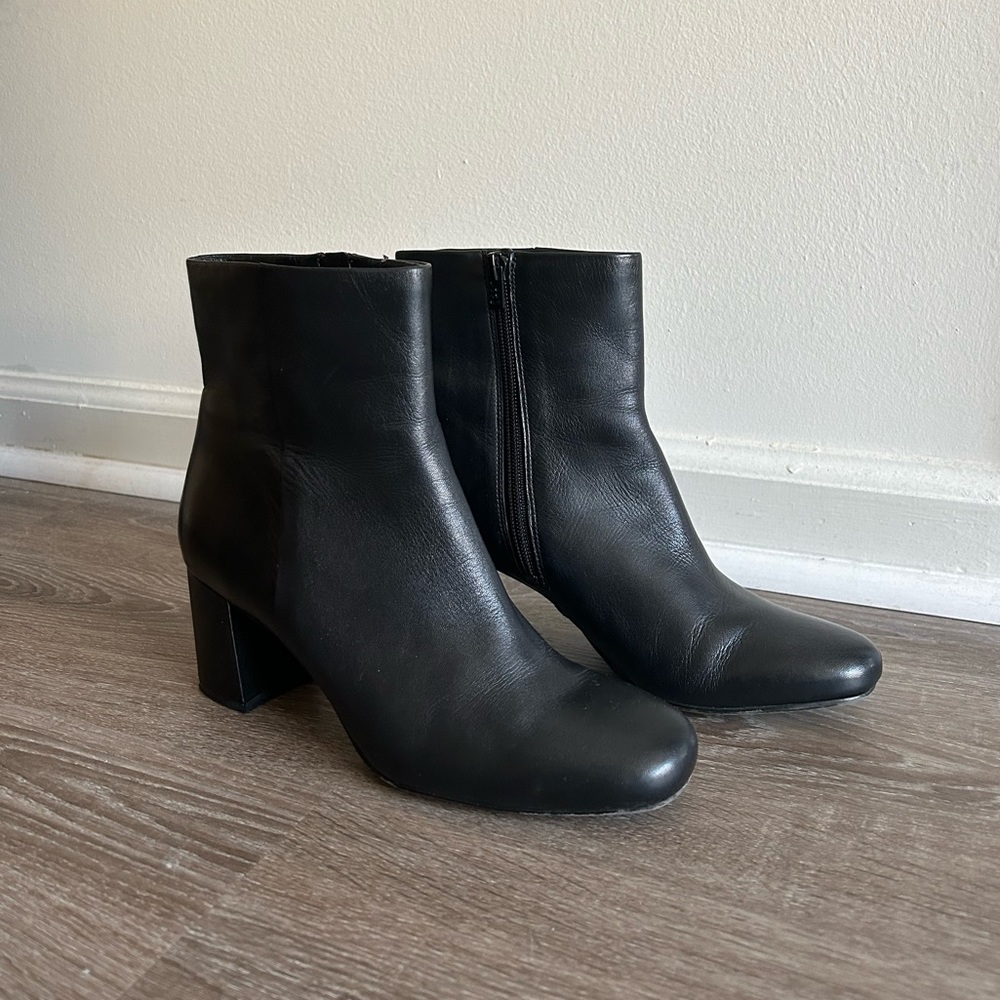 Naturalizer Black Ankle Boots